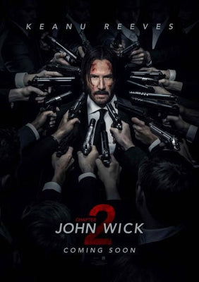 John Wick 2 Movie Poster 16x24 Poster Medium Art Poster 16x24 Unframed, Age: Adults Best Posters