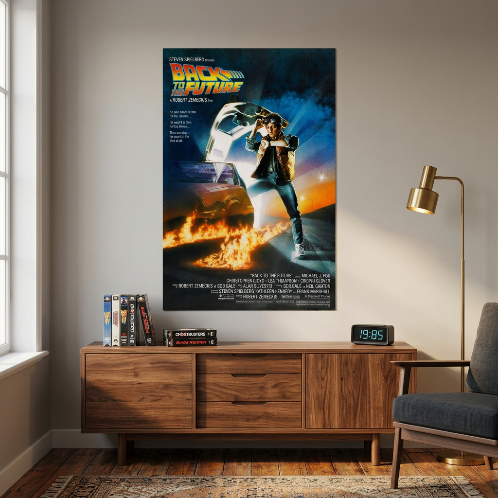 Back to the Future lifestyle mockup
