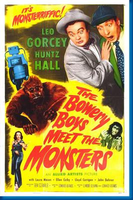 Bowery Boys Meet The Monsters, The 11x17 poster for sale cheap United States USA