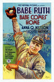 Babe Ruth 11x17 poster Babe Comes Home Baseball for sale cheap United States USA