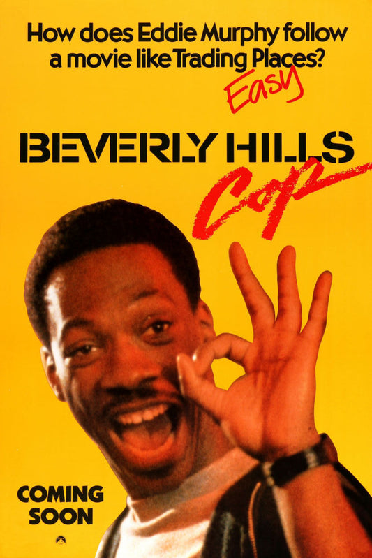 Beverly Hills Cop Movie Poster Axel F - 24x36 Eddie Murphy The Poster Depot