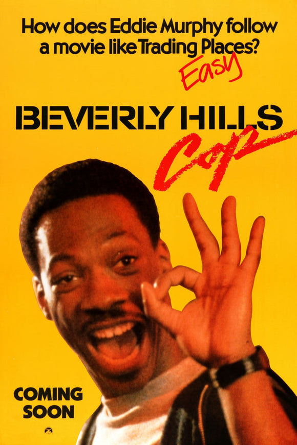 Beverly Hills Cop Movie Poster Axel F - 16x24 Eddie Murphy