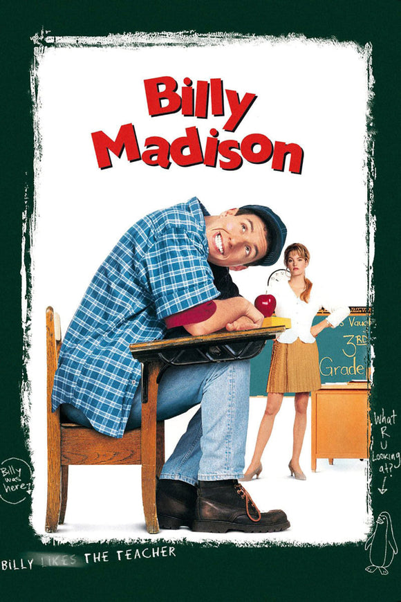 Billy Madison Movie 11x17 poster for sale cheap United States USA