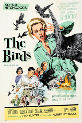 The Birds Movie Poster 24x36 24"X36" Poster The Poster Depot
