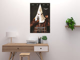 BlacKkKlansman Movie Poster featuring bold typography and symbolic imagery
