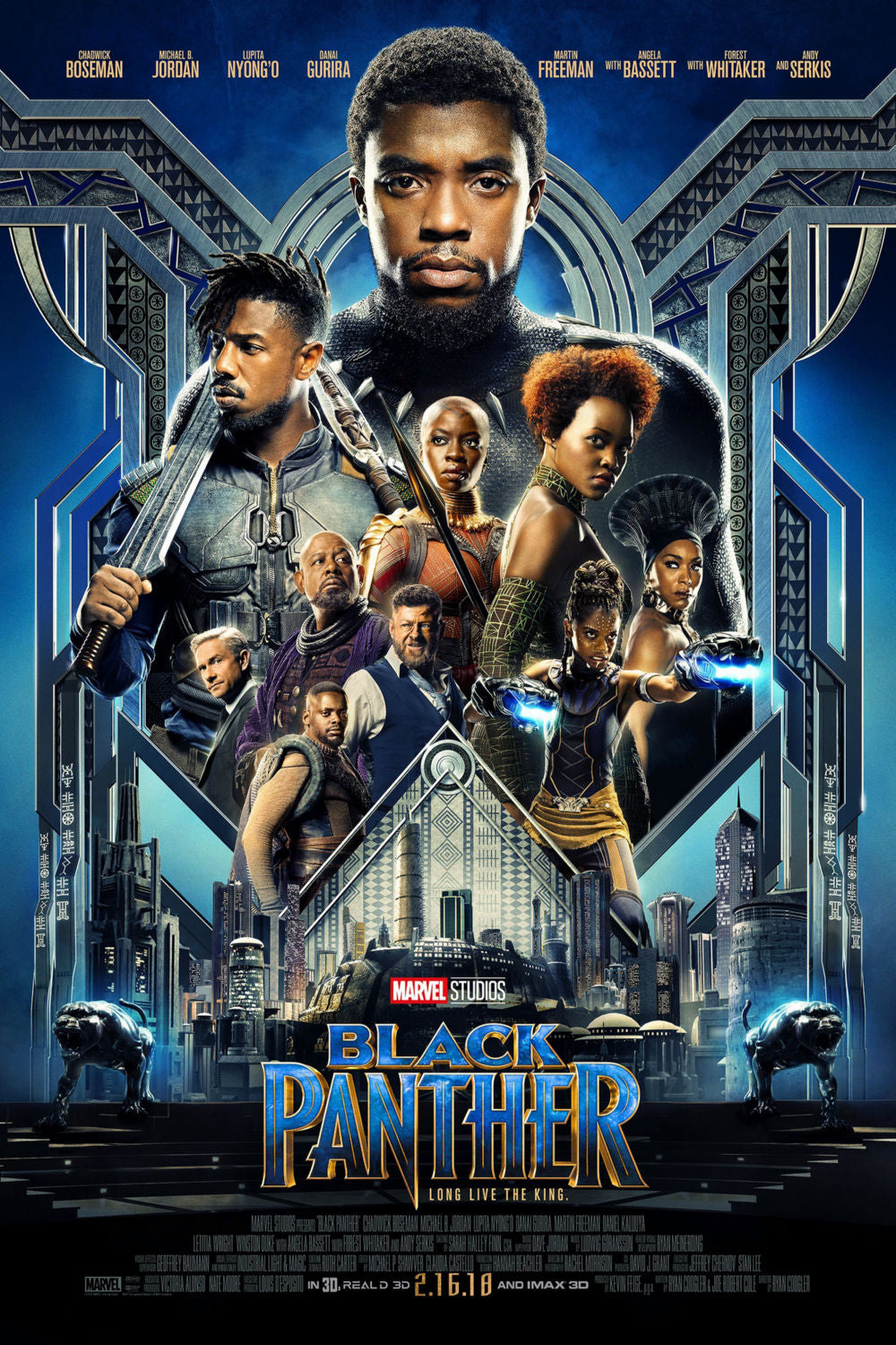Black Panther Poster 27x40 – Wakandan Superhero Wall Art | The