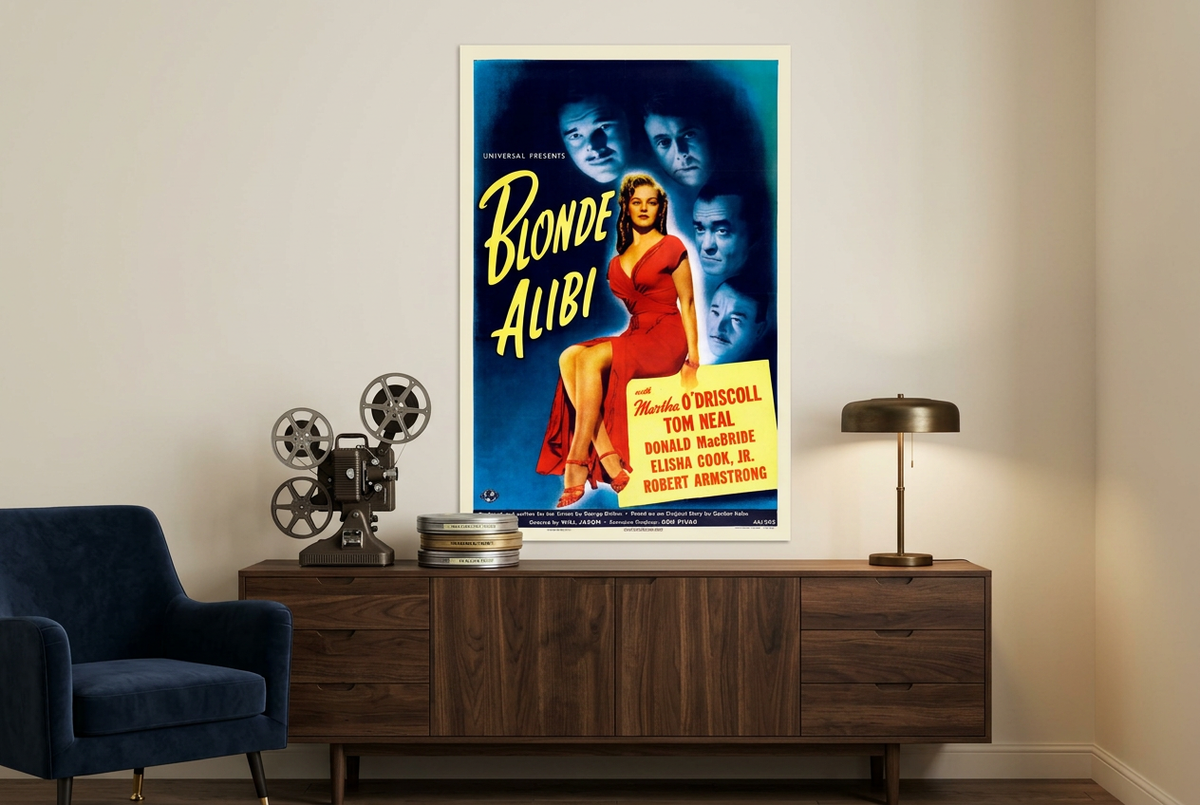 Blonde Alibi film-noir lifestyle image