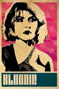 Blondie Debby Harry 11x17 poster Pop Art - for sale cheap United States USA