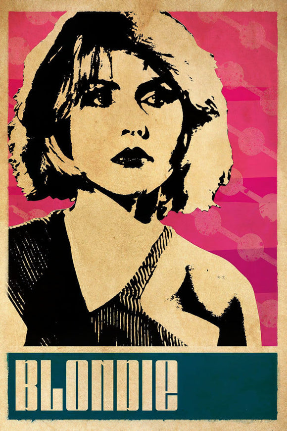 Blondie Debby Harry Poster Pop Art - 16x24