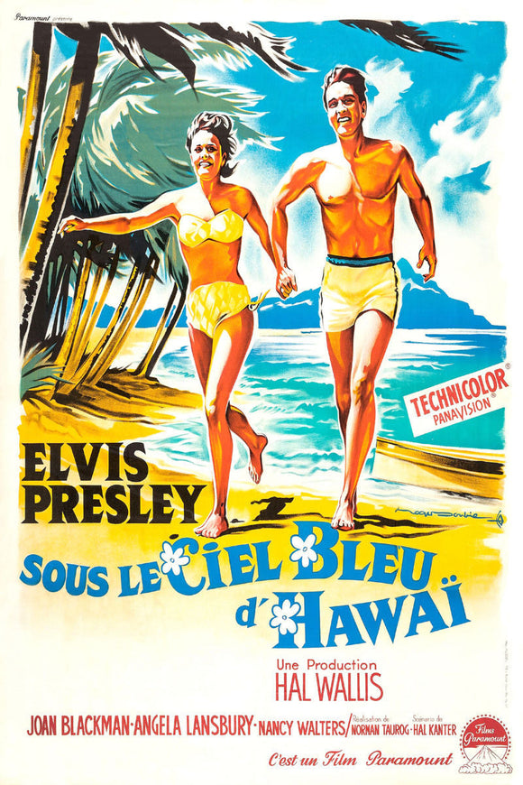 Blue Hawaii Movie 11x17 poster for sale cheap United States USA