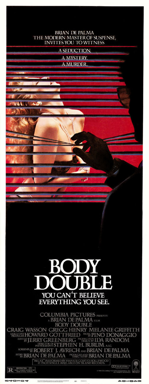 Body Double Insert Movie Poster 14