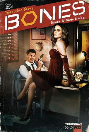 Bones 11x17 poster Detective Story Art for sale cheap United States USA