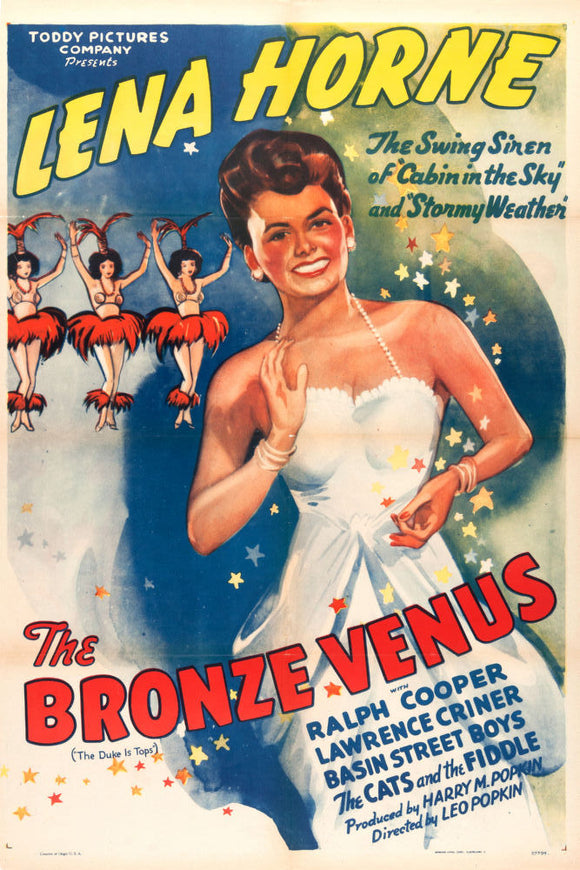 The Bronze Venus Movie Poster Lena Horne - 16x24