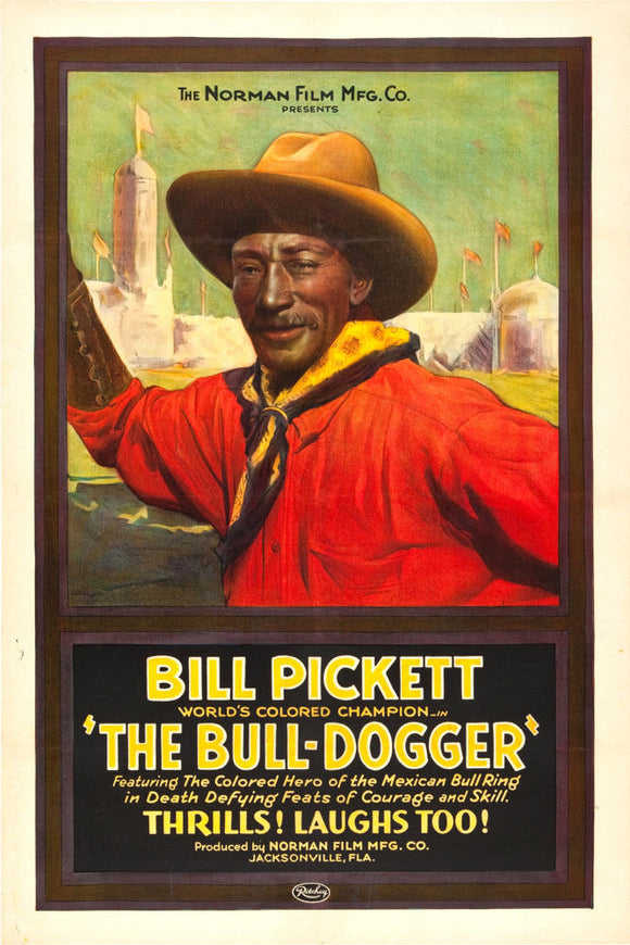 The Bulldogger Movie Poster Bill Pickett - 16x24