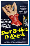Don?T Bother To Knock 11x17 poster for sale cheap United States USA