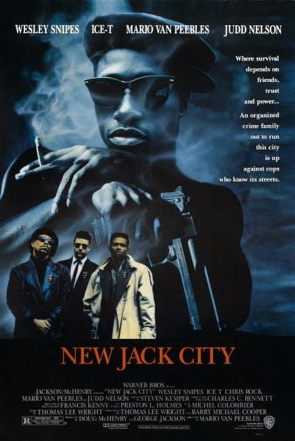 New Jack City Movie Poster 24x36 Art Poster 24x36 Multi-Color Square Adults Best Posters WALMART