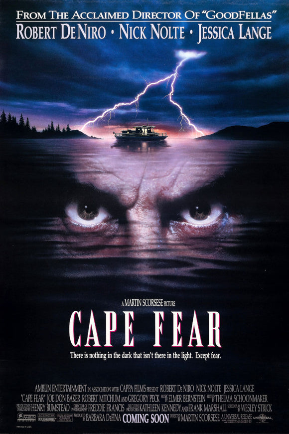 Cape Fear Movie poster for sale cheap United States USA