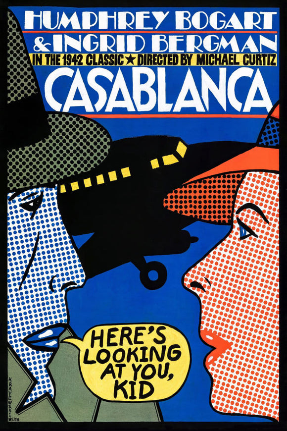 Casablanca Pop Art Movie 11x17 poster - for sale cheap United States USA