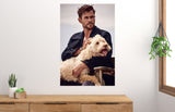 Chris Hemsworth Poster 24"x36" The Poster Depot