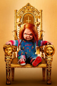 Chucky Throne 11x17 poster - for sale cheap United States USA