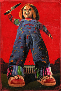 Chucky Evil Grin 11x17 poster - for sale cheap United States USA