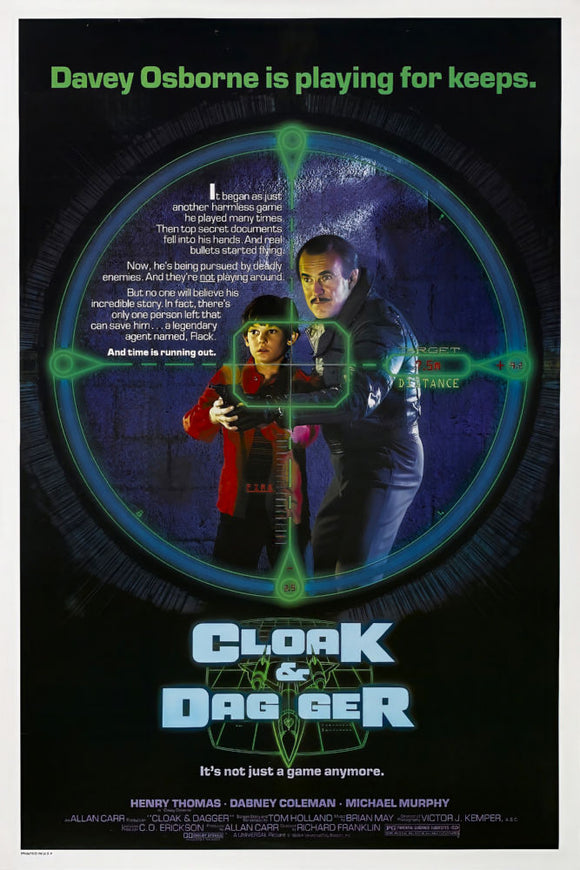 Cloak And Dagger Movie Poster 16x24 for sale United States USA