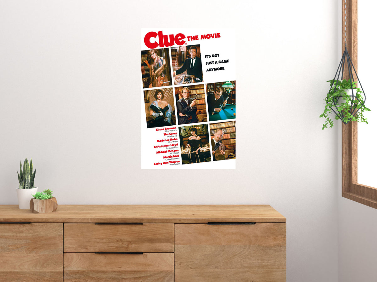 Clue The Movie Poster 27x40 on Sale Tim Curry