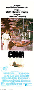 Coma Insert Movie Poster 14"X36" for sale United States USA