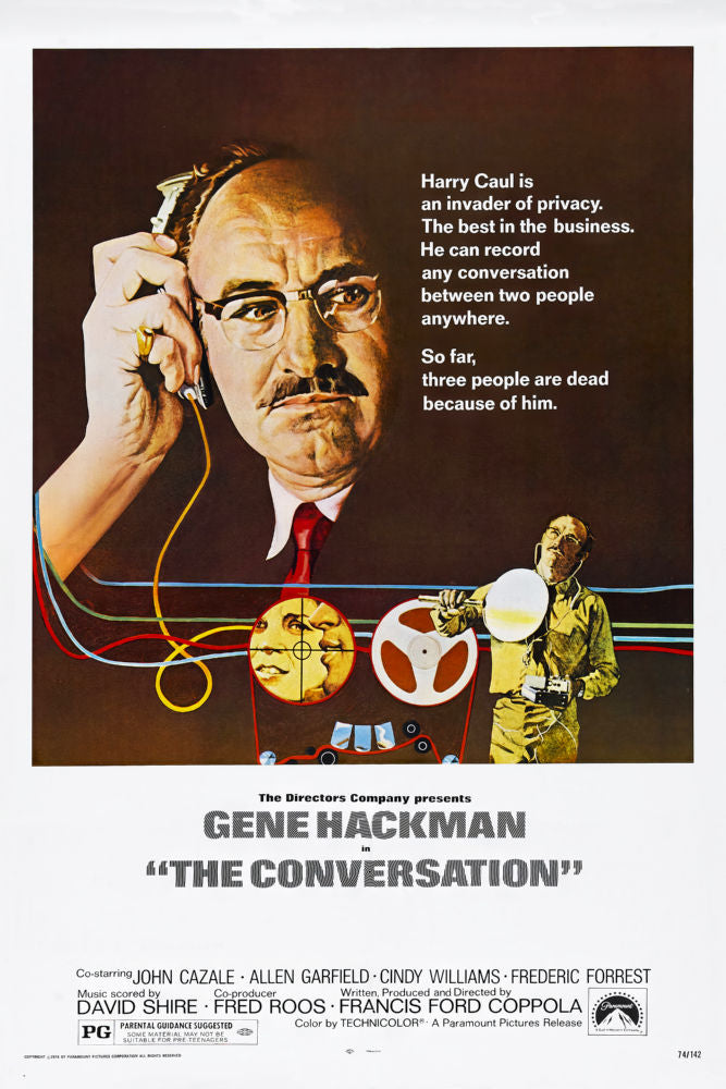 The Conversation  Movie Poster 11in x 17in