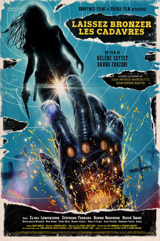 Let The Corpses Tan Mini movie poster Metal Print 8in x 12in