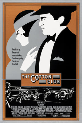 Cotton Club musical drama movie poster with vintage tones