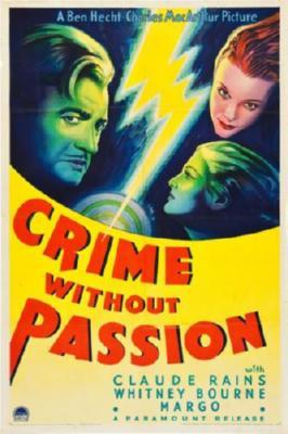 Crime Without Passion Movie 11x17 poster 11x17 for sale cheap United States USA