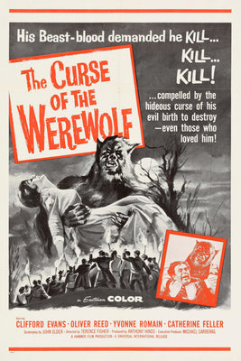 Curse of the Werewolf Movie Poster - 27"x40" The Poster Depot