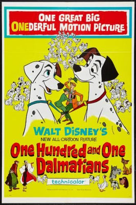 101 Dalmations 11x17 poster for sale cheap United States USA