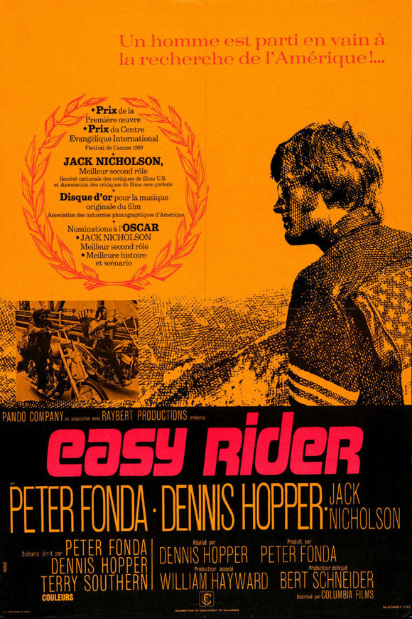 Easy Rider (French) Movie poster for sale cheap United States USA