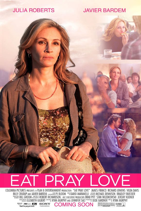Eat Pray Love Movie 11x17 poster for sale cheap United States USA