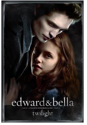 Twilight Movie Poster 24x34 Vintage Edward and Bella Poster The Poster Depot