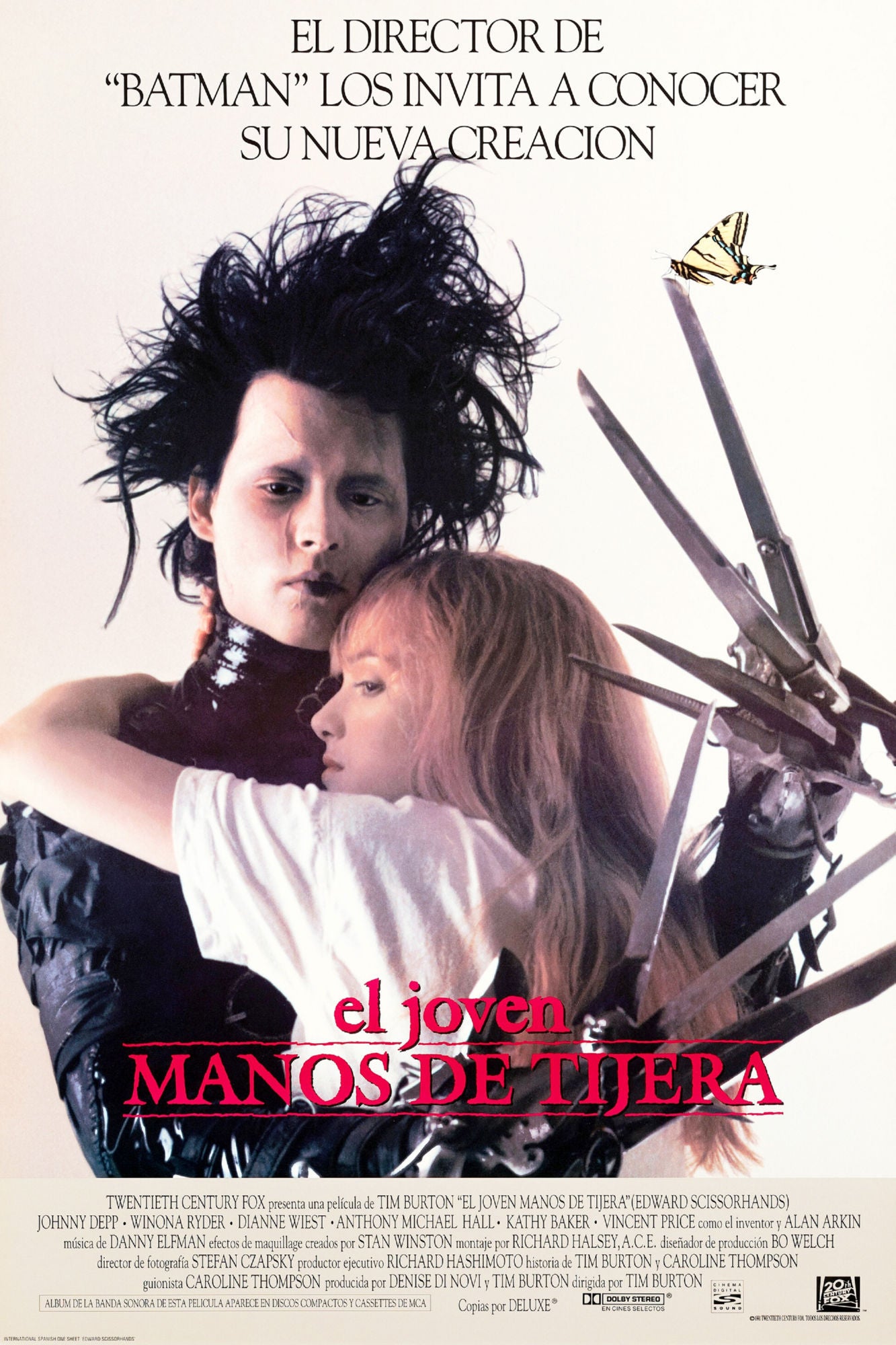 Edward Scissorhands Spanish Poster 27x40 | The Poster Depot