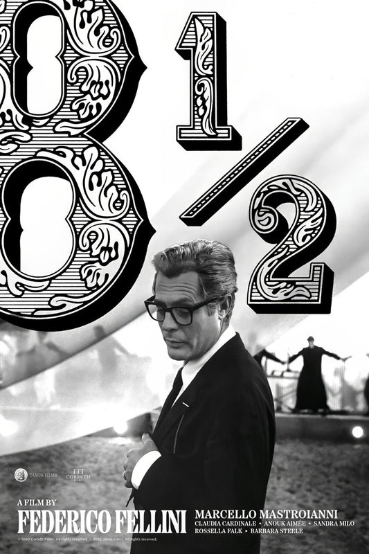 Eight and a Half Movie Poster 27x40 The Poster Depot