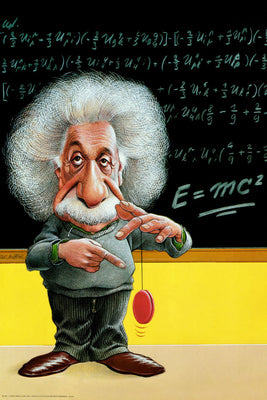 Albert Einstein Emc2 Poster #87240102 27"x40" 27x40 The Poster Depot