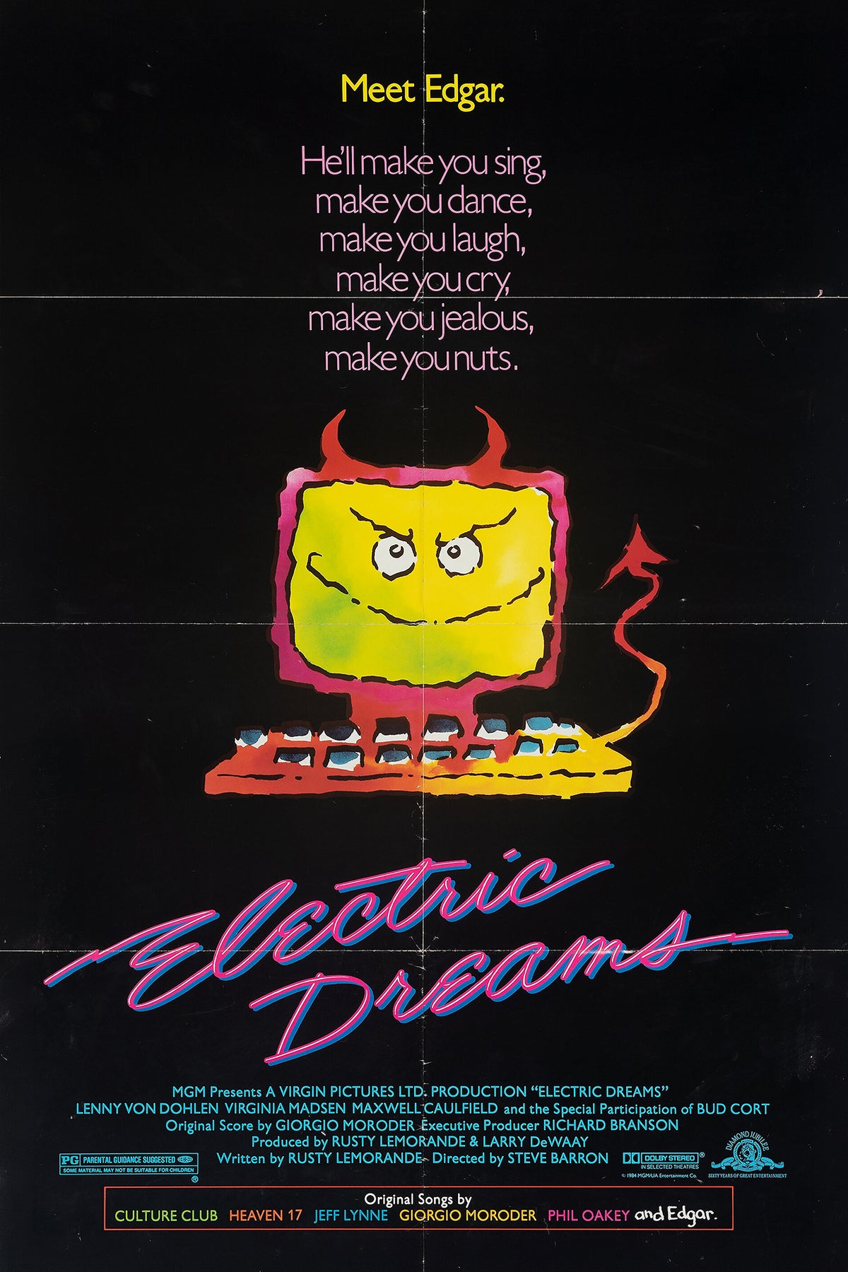 Electric Dreams Movie Poster 24x36 The Poster Depot