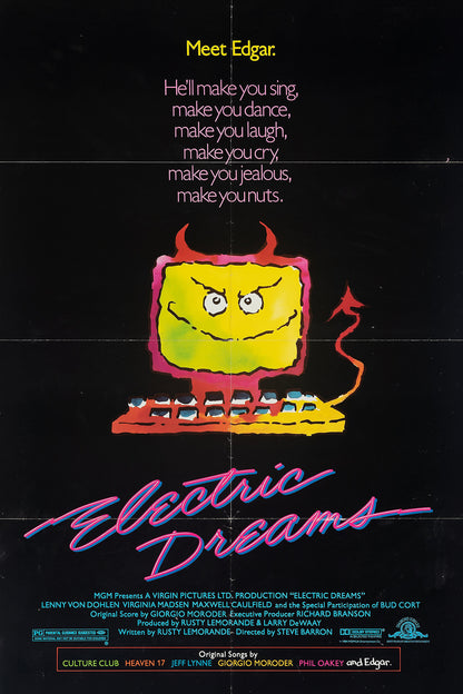 Electric Dreams Movie Poster 24x36 The Poster Depot
