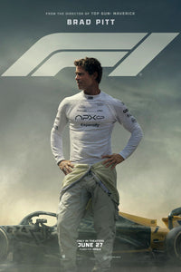 F1 Brad Pitt Movie Poster Formula 1 | theposterdepot.com
