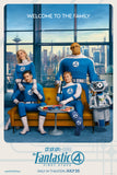 Fantastic Four Movie Poster featuring iconic team pose and cosmic background