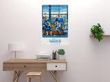 Fantastic Four Movie Poster featuring iconic team pose and cosmic background