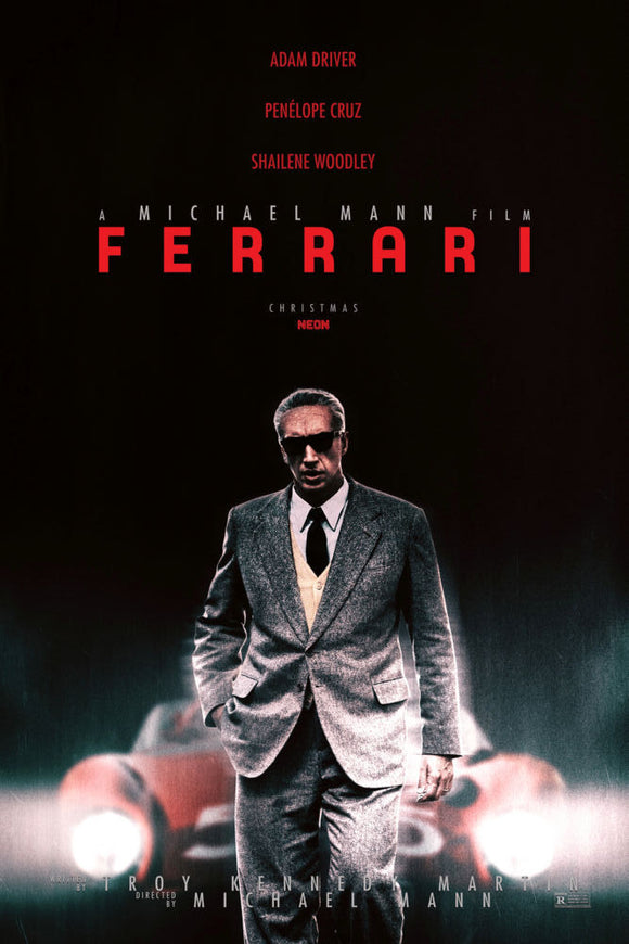 Ferrari Movie Poster Adam Driver - 27x40