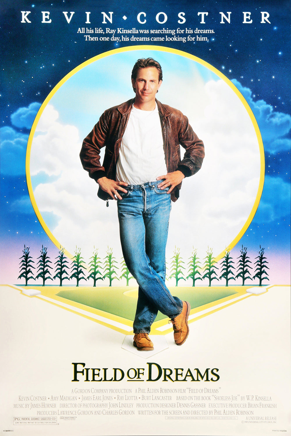 Field of Dreams Mini movie poster Metal Print 8in x 12in