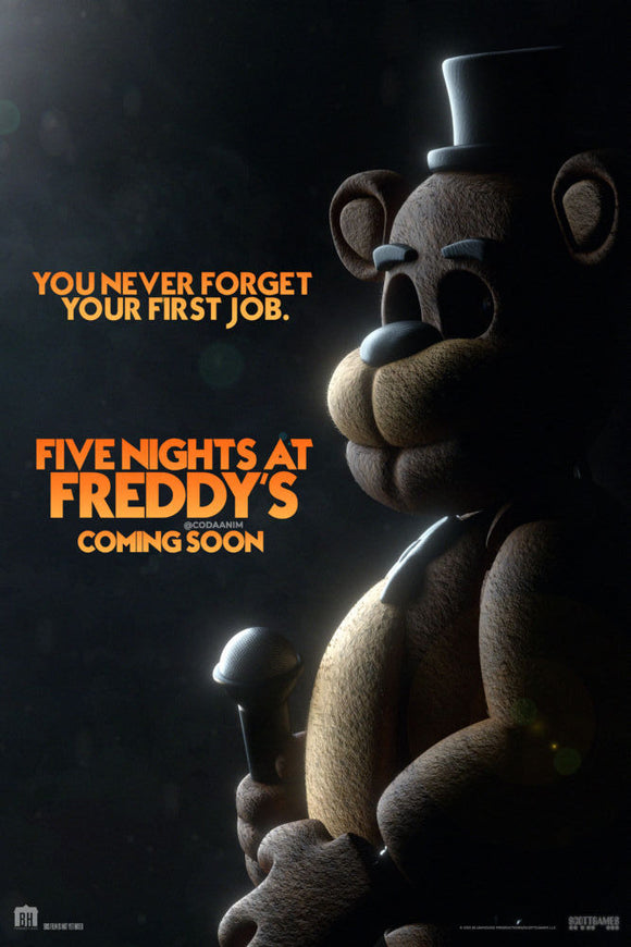 Five Nights At Freddys Movie 11x17 poster - for sale cheap United States USA