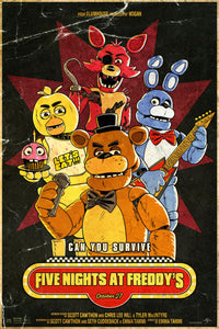 Five Nights at Freddy's Movie Poster 24"x36"