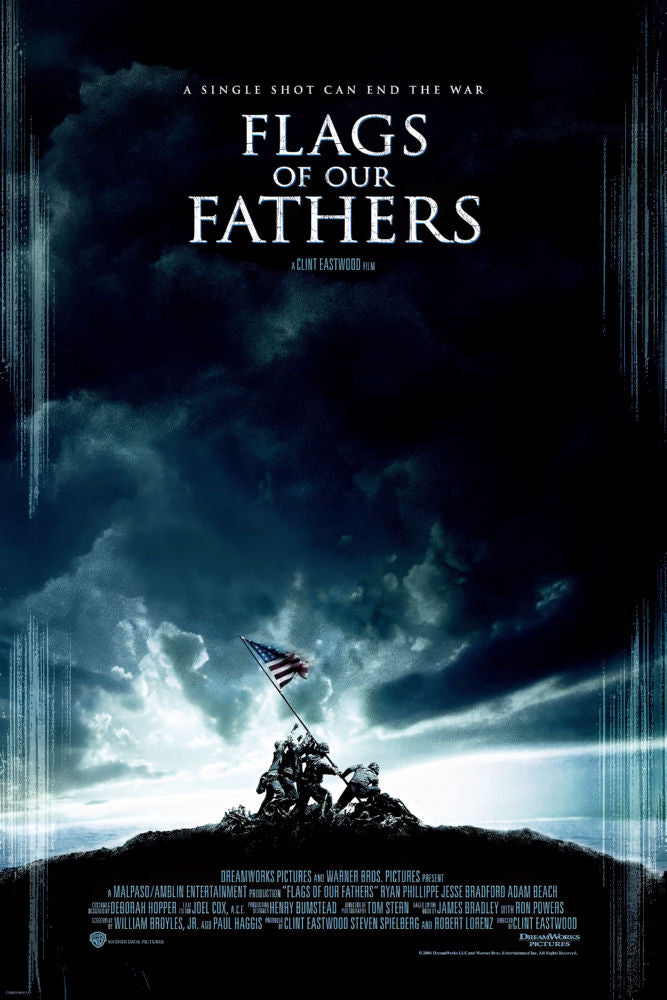 Flags Of Our Fathers Movie Poster 27x40 for sale United States USA
